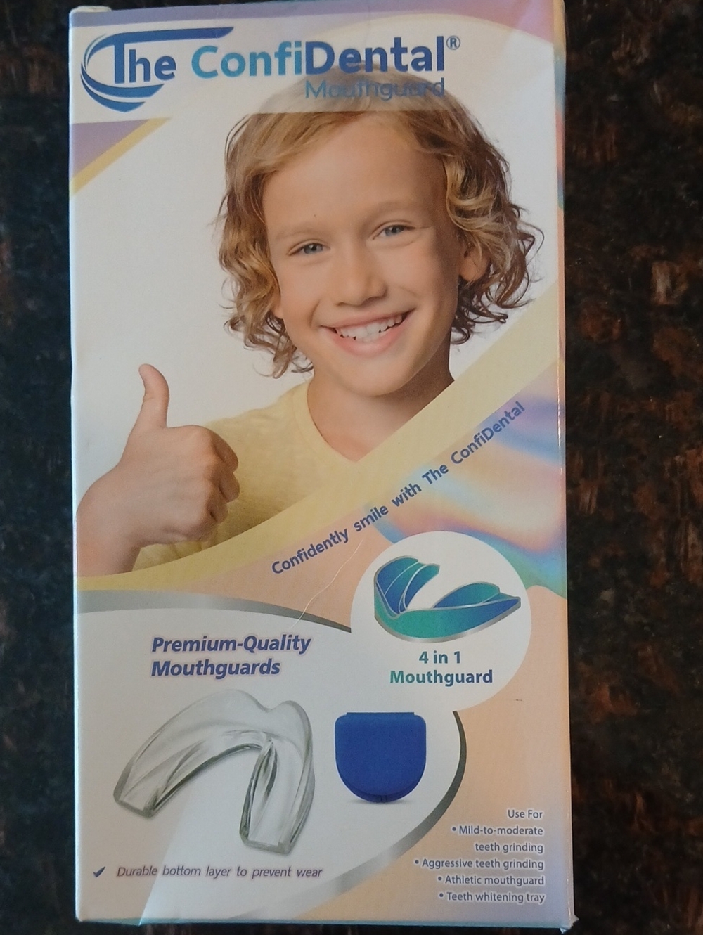 Kids Premium-Quality Mouthguard - Clear (4 Total) And Case